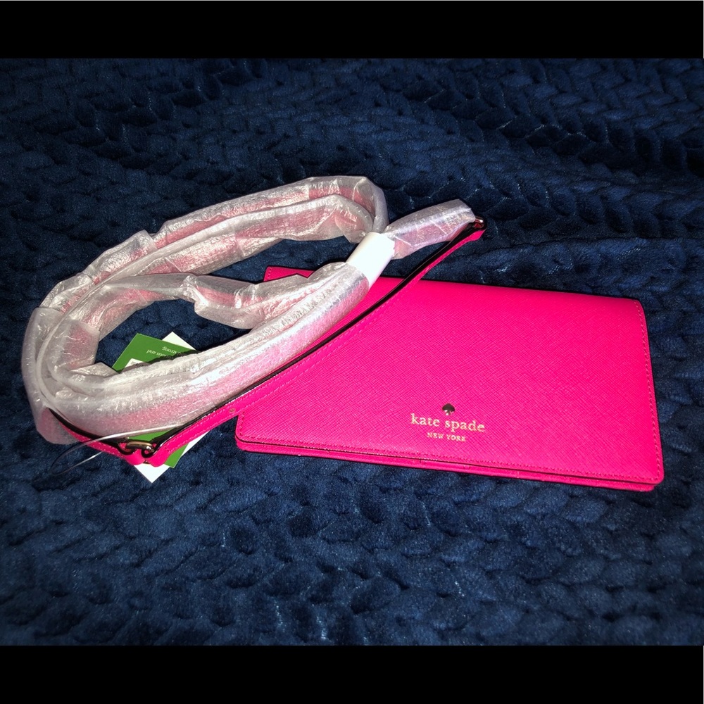 Kate Spade (Pink) Wallet w/ Strap NWT